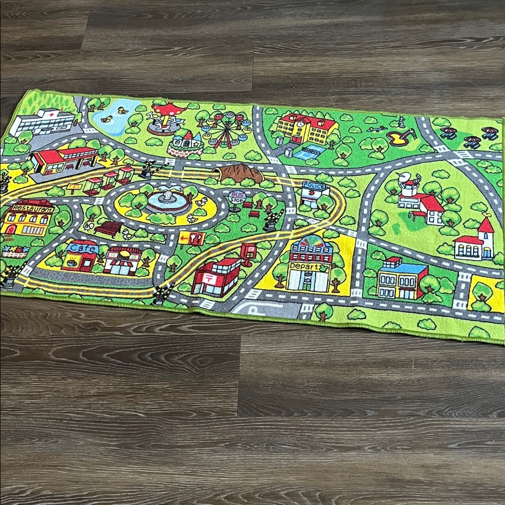 City Map Play Rug - Picture 3 of 3